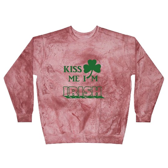 Kiss Me Im Irish 2025 Blast Sweatshirts