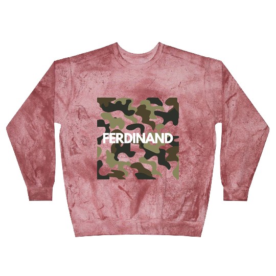 Ferdinand Name Blast Sweatshirts Men Good Quality Camouflage