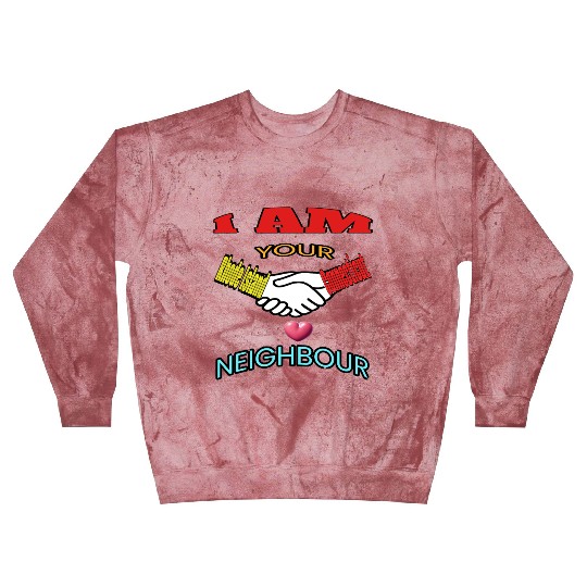 I AM YOUR NEIGHOUR RHODE ISLAND AND CONNECTICUT Blast Sweatshirts