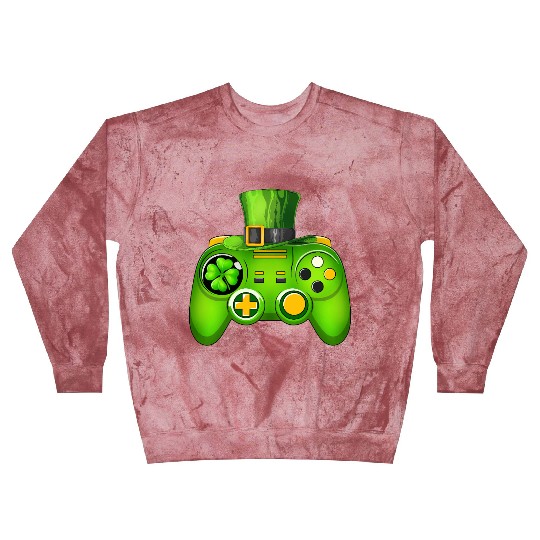 Video Game Controller Irish Gamer St Patricks Day Blast Sweatshirts