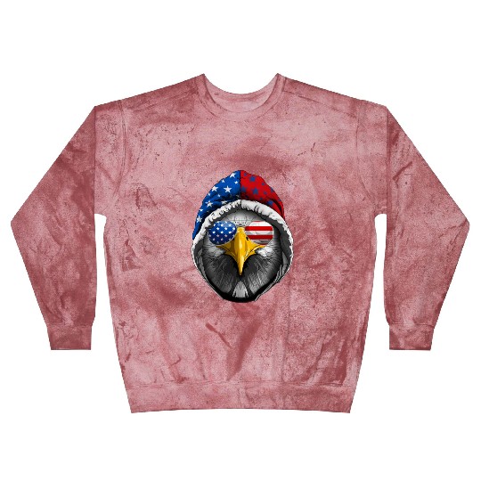 American Flag Patriotic Eagle 4th of July Blast Sweatshirts