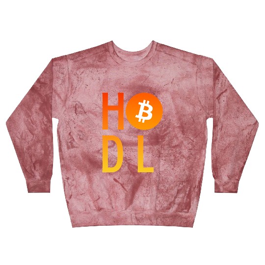 HODL Bitcoin Minimalist Art Blast Sweatshirts