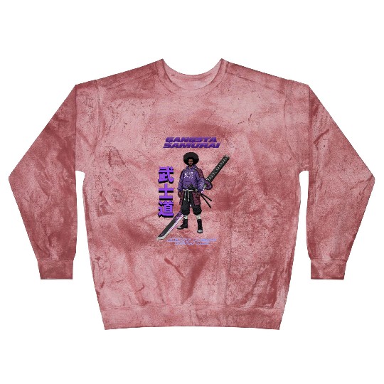 Gangsta Samurai - Afro Street Fighter Anime Manga Blast Sweatshirts
