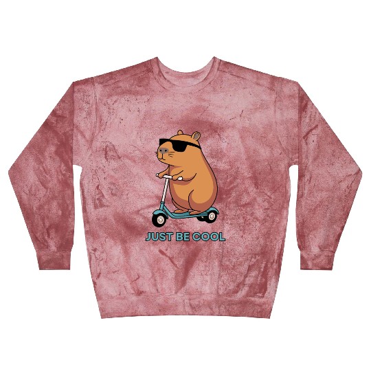 Just Be Cool – Chill & Funny Capybara Design! Blast Sweatshirts