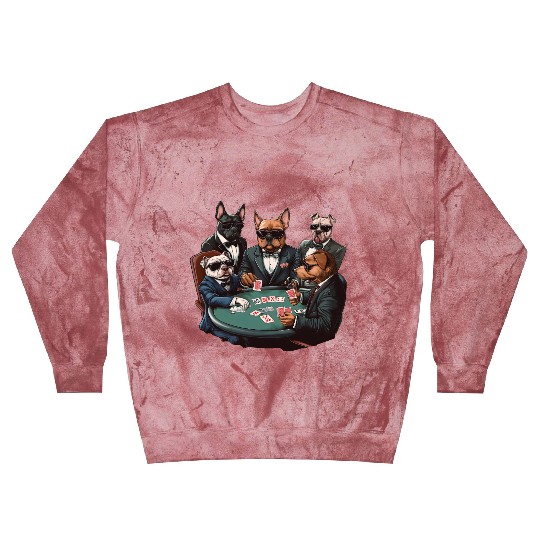 Poker Pups Blast Sweatshirts