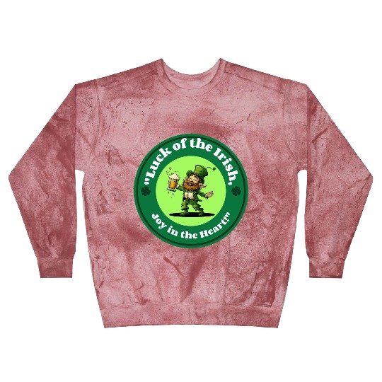 luck of the irish joy in the heart Blast Sweatshirts