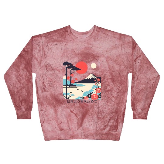 Japan Inspired Unisex Blast Sweatshirts, From Japan with love