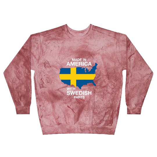 Made In America With Swedish Parts Blast Sweatshirts