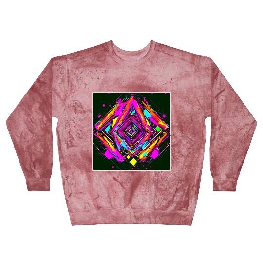 Neon Colors Vintage Party Rave Blast Sweatshirts