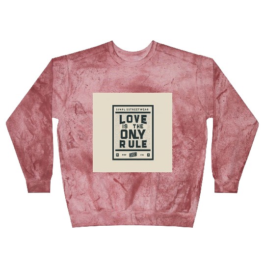 Streetwear Love Rule Blast Sweatshirts