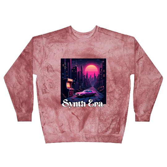 Synth Era Retro Wave Blast Sweatshirts