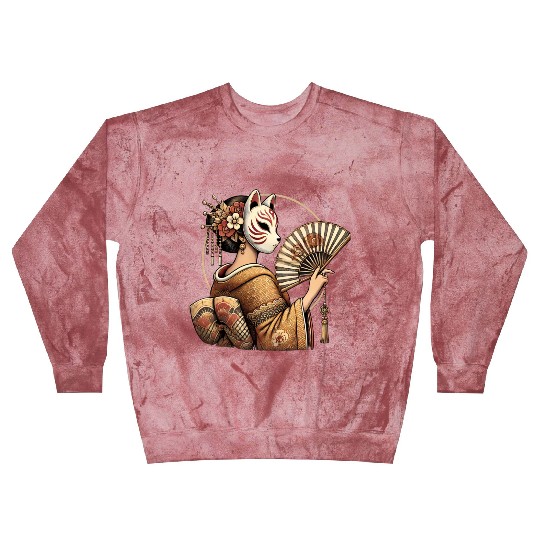 The Enigmatic Fox Maiden Blast Sweatshirts