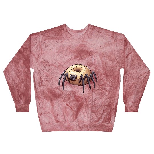 Donut Spider Funny Creative Motif Blast Sweatshirts