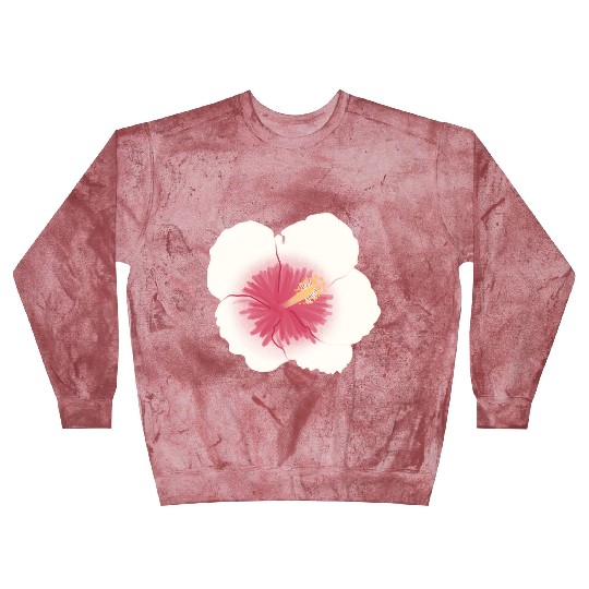pink hibiscus flower Blast Sweatshirts