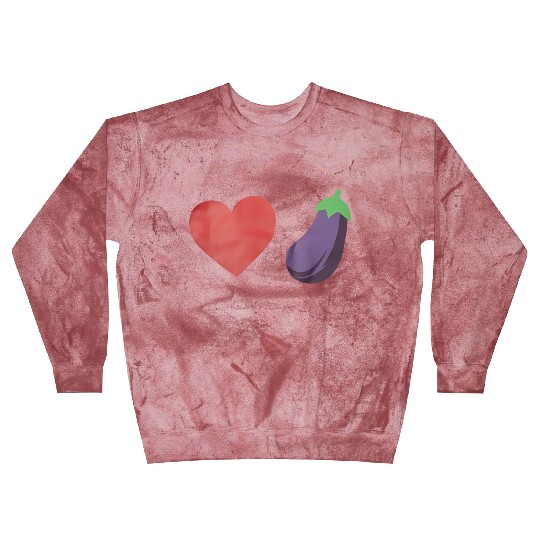 Love Eggplant Funny Gay LGBTQ Pride Blast Sweatshirts