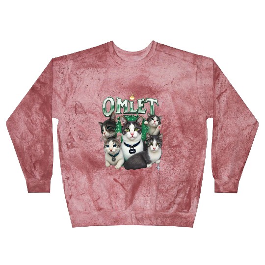 Vintage 90s Aesthetic Multi-Cat Graphic Blast Sweatshirts