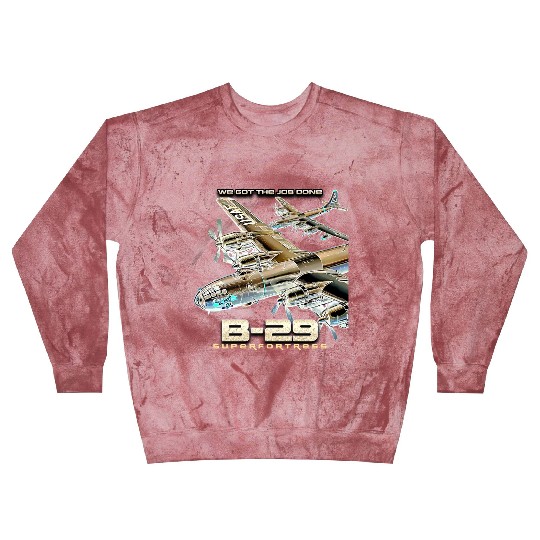 B29 Superfortress War II-era Bomber Aircraft Blast Sweatshirts