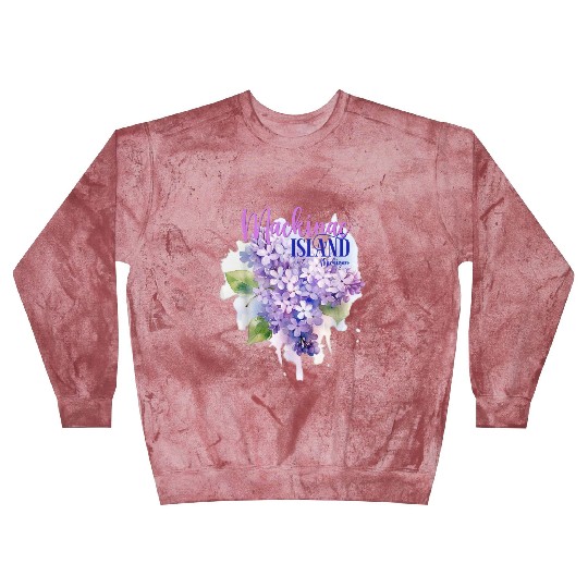 Mackinac Island Michigan Lilacs Lilac Festival Sta Blast Sweatshirts