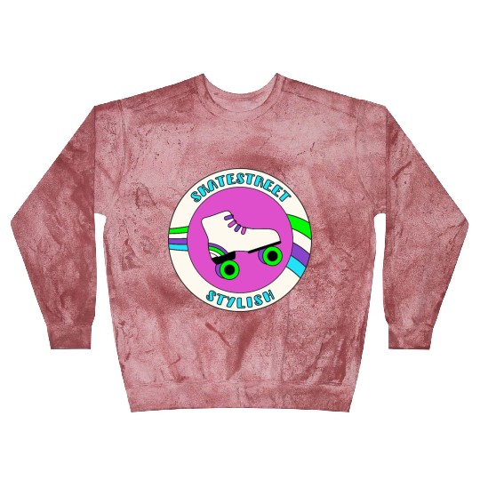 Skate In a Style Funny Design Blast Sweatshirts