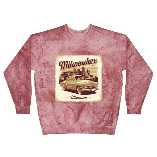 Milwaukee Souvenir and Travel Gift Idea Blast Sweatshirts