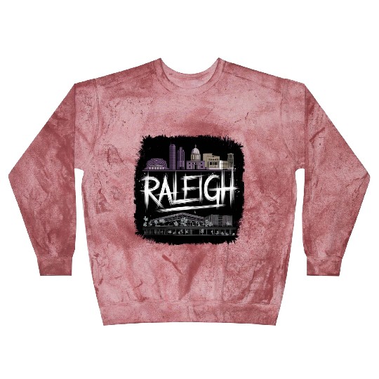 Raleigh Gift for North Carolina and Research Lover Blast Sweatshirts