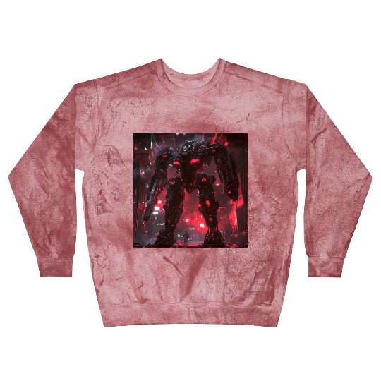 Crimson Labyrinth Mech Blast Sweatshirts