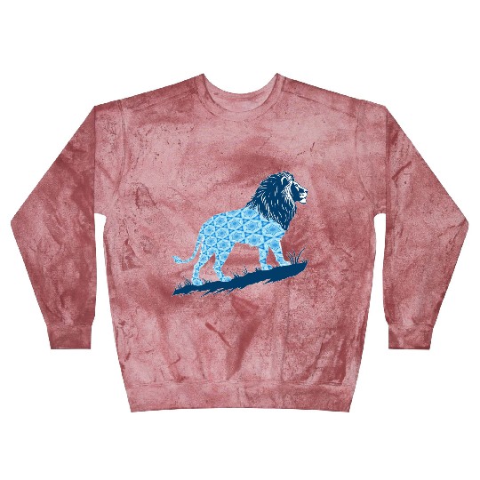Star of David Pattern 2 Lion of Judah Blast Sweatshirts