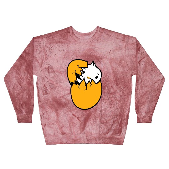 Bird Duck Hatches Egg Easter Easter Egg Baby Child Blast Sweatshirts