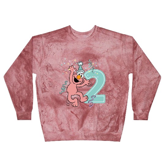 Sesame Street Birthday Design With Elmo Two Years Blast Sweatshirts
