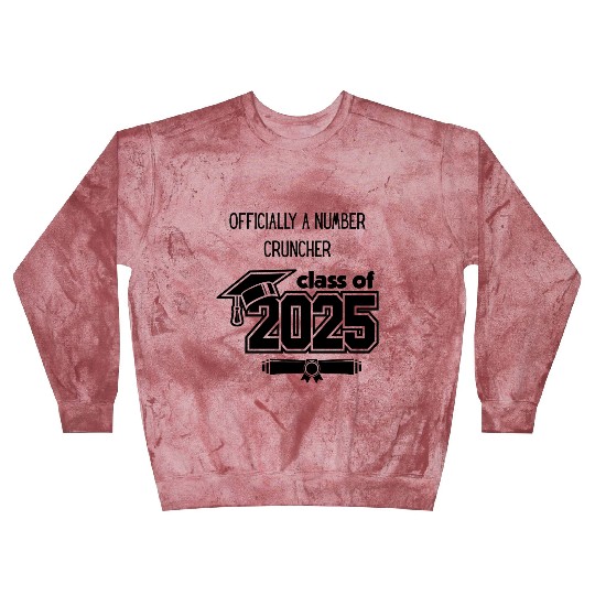 Official A Number Cruncher Class of 2025 Blast Sweatshirts