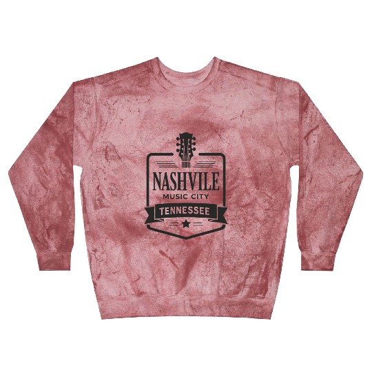 Nashville Music City Guitar Tennessee Blast Sweatshirts