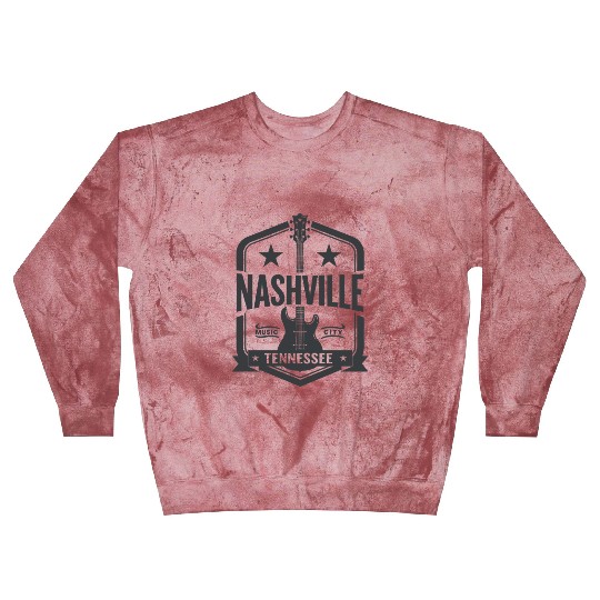 Nashville Music City Guitar Tennessee Blast Sweatshirts