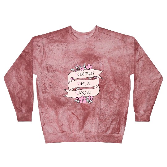 Foxtrot Delta Tango - Floral Subtle FDT Blast Sweatshirts