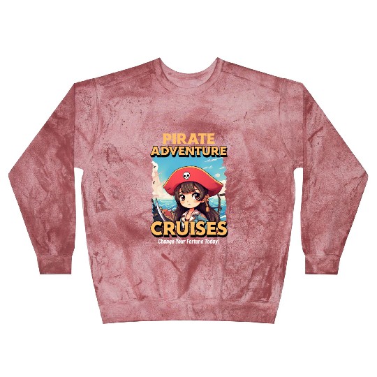 Pirate Adventure Cruises - Anime Travel Poster Blast Sweatshirts