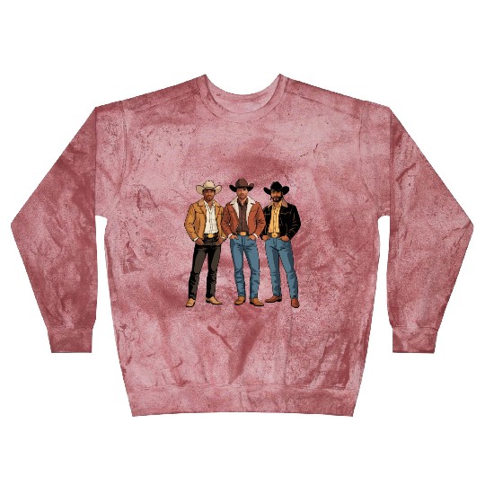Cowboy Black African American Rodeo Blast Sweatshirts