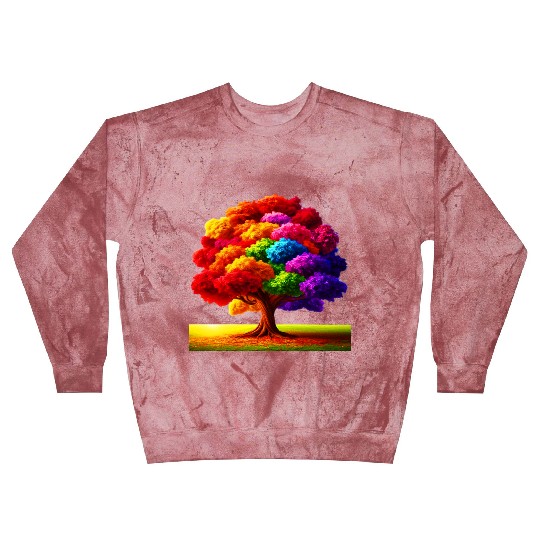 Rainbow colours Spectrum Tree Blast Sweatshirts