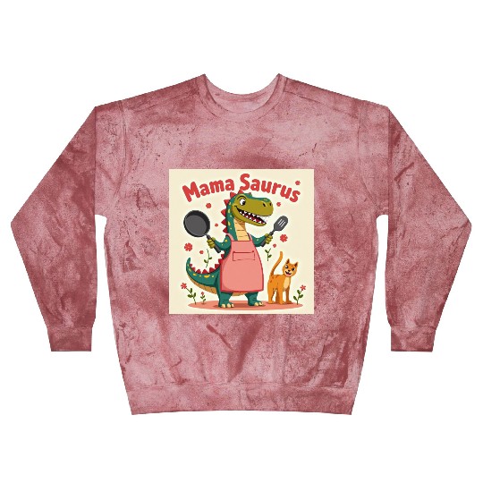 Mama Saurus – Fierce, Fun & Full of Love! Mother’s Blast Sweatshirts
