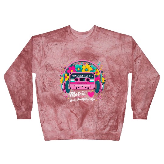 Retro Mom Mixtape Blast Sweatshirts - Mother’s Day Nostalgia