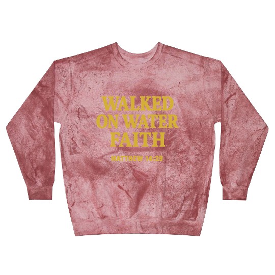 Walk on Water gold Blast Sweatshirts