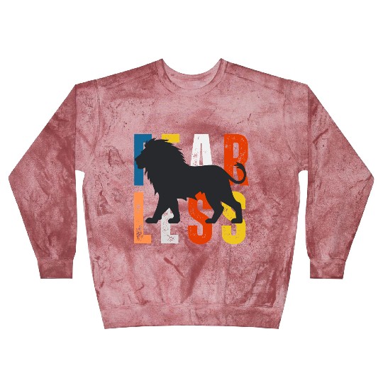 Fearless Lion Head Blast Sweatshirts– Power, Pride & Strength