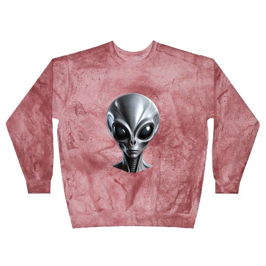 Real Grey Alien with a big head Blast Sweatshirts