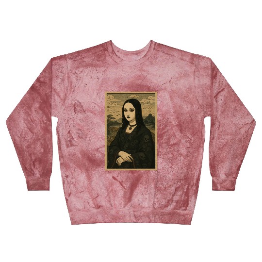Gothic Geisha Mona Lisa Ukiyo-e Portrait with Blast Sweatshirts