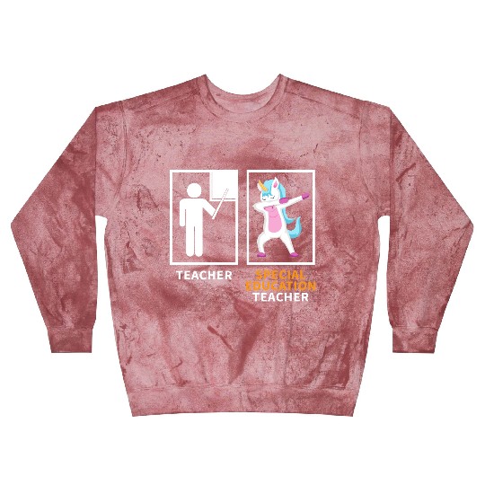 Special education teacher dabbing unicorn Blast Sweatshirts