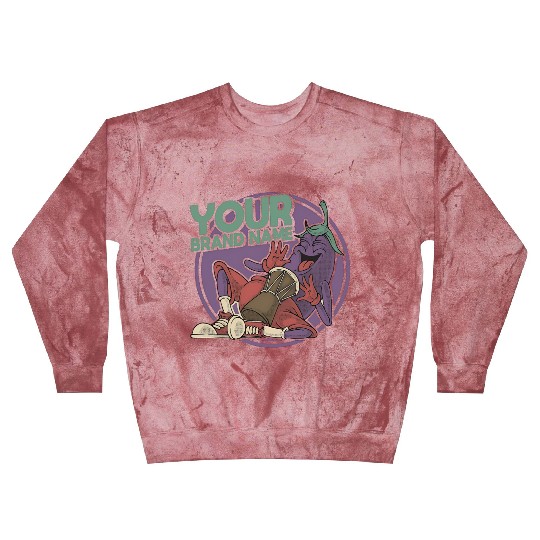 Funky Eggplant Drummer – Funny Cartoon Music T-Shi Blast Sweatshirts