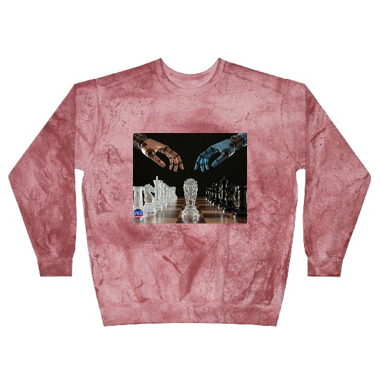 Crystal Robotic Chess Clash Blast Sweatshirts