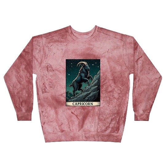 Zodiac Card Capricorn Blast Sweatshirts