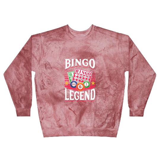 Bingo Legend Game Design Blast Sweatshirts