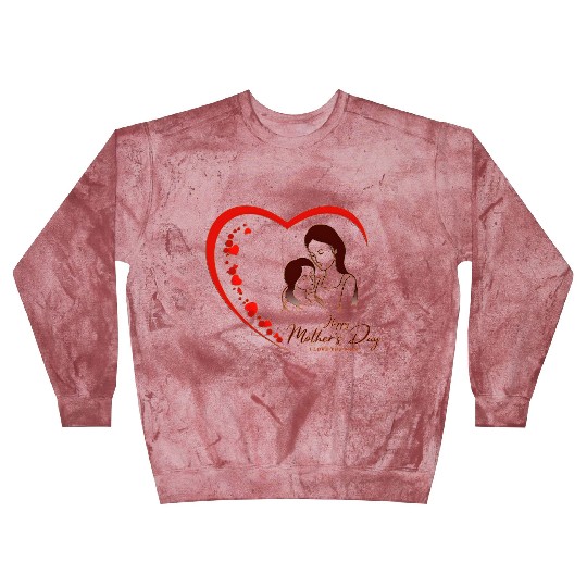 Mother & Daughter Love Heart Mother’s Day Blast Sweatshirts