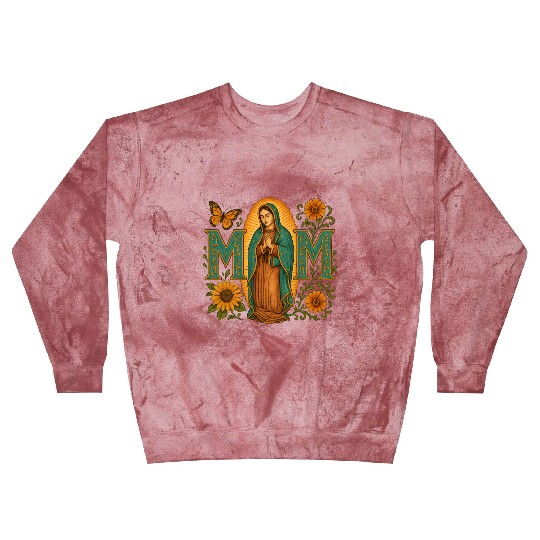 Mexican Mom Mexican Heritage Virgen De Guadalupe Blast Sweatshirts