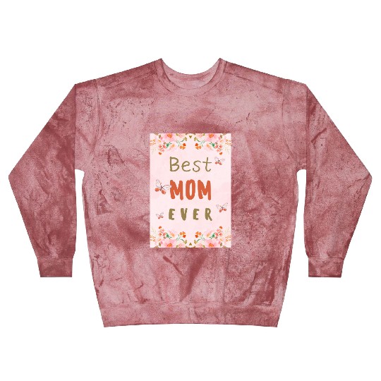 Pink Floral Mother s Day Card Blast Sweatshirts